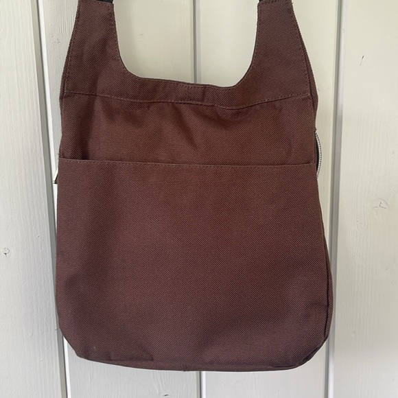 Roots Crossbody Bag Shoulder Bag Brown Beaver Canvas - Picture 6 of 12